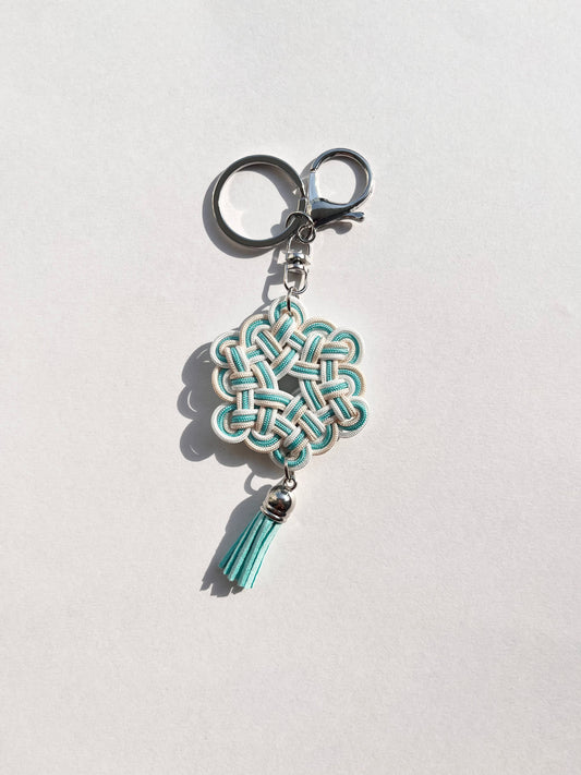 Hexagon Knot Bag Charm