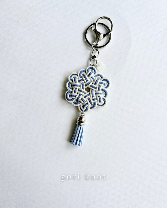Hexagon Knot Bag Charm